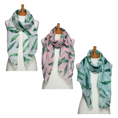 THSAP1081: (3 pcs) Leaves Scarf Pack