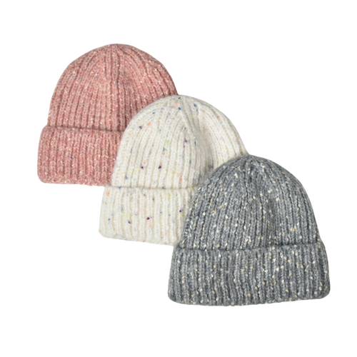 THSAP1356: (3 pcs) Speckle Knit Beanie Pack