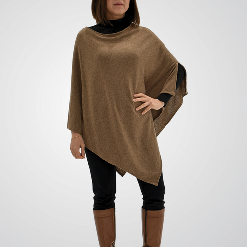 THSP1057: Brown: Pearl Poncho