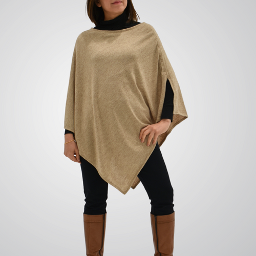 THSP1056: Oatmeal:  Pearl Poncho