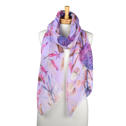 THSS2569: Lilac: Native Australian Flower Scarf