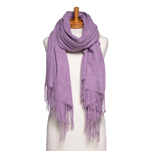 THSS2783: Lavender: Luxe Plain Scarf