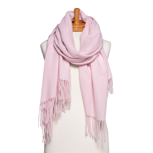 THSS2786: Blush: Luxe Plain Scarf