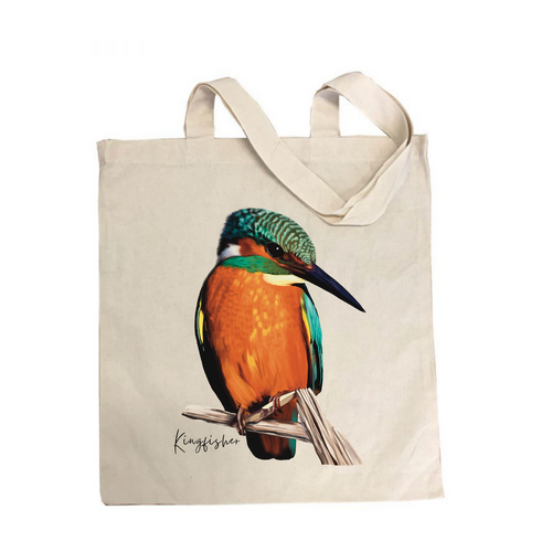 Kingfisher diving Tote Bag by Sarah Stribbling - Fine Art America