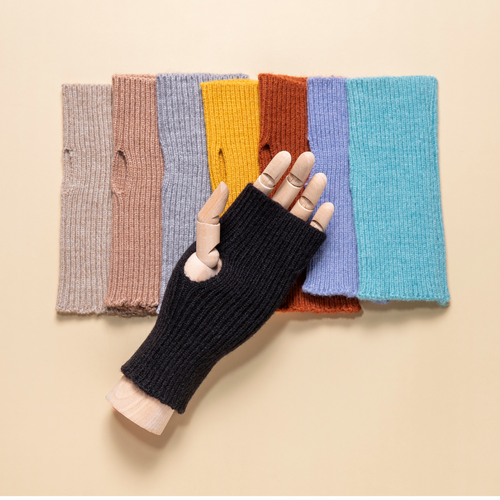 THSAP1362: (8 pcs) Ribbed Fingerless Gloves Pack