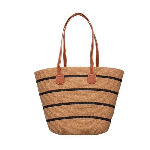 THSB1029: Fawn: French Line Weave Tote Bag