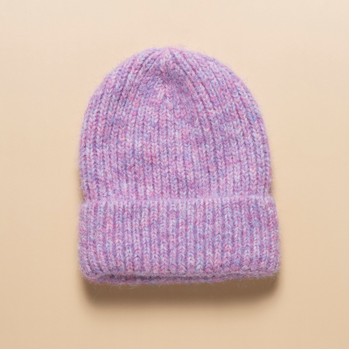 THSBE1025: Lavender: Ribbed Knit Beanie