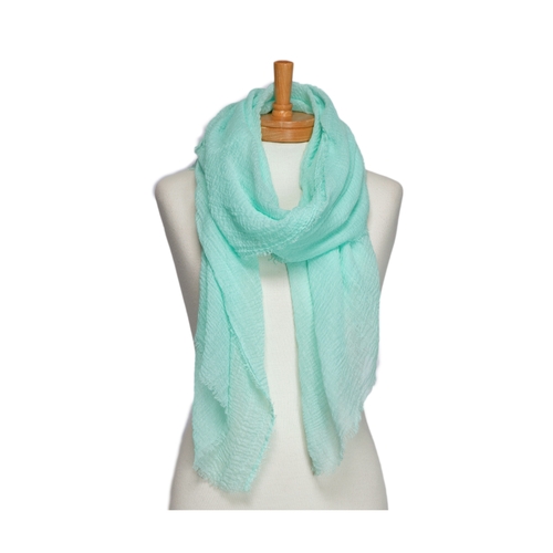 THSS2748: Mint: Plain Pastel Scarf