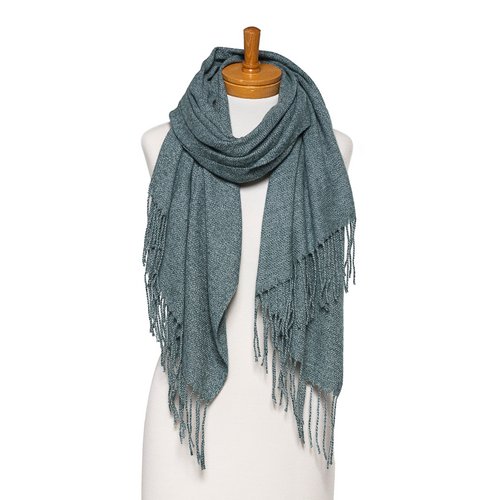 THSS2788: Green: Luxe Plain Scarf