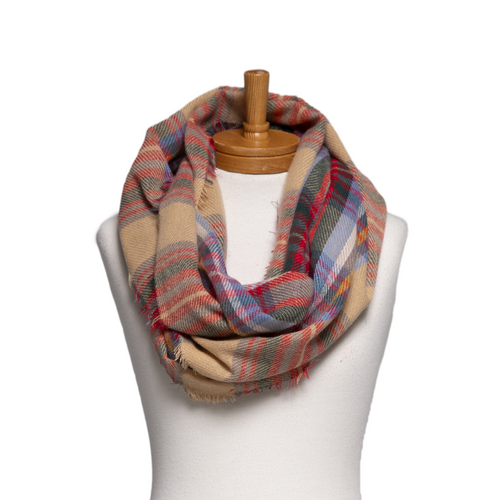 THSS1152: Highland: Plaid Infinity Scarf